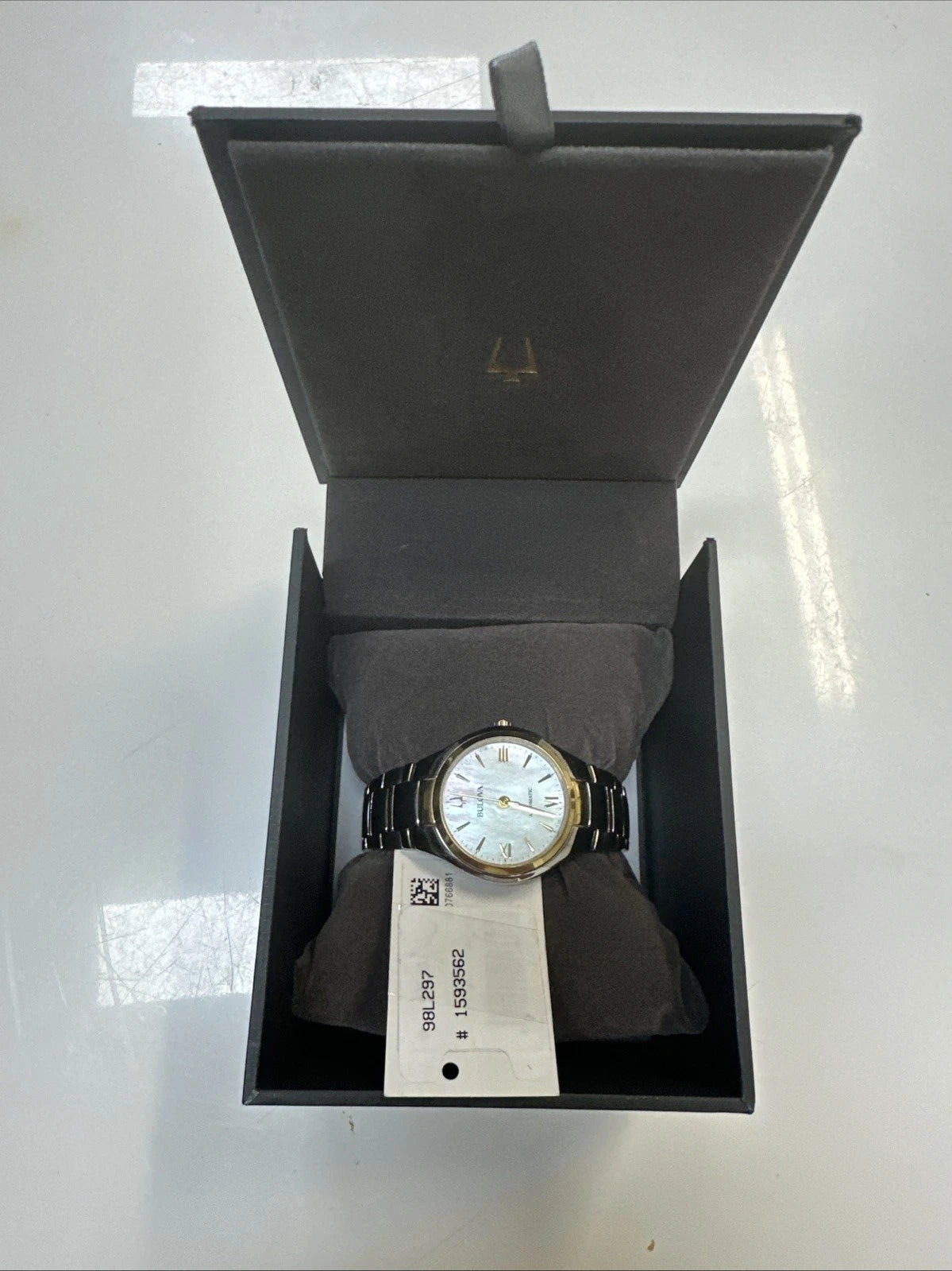 Bulova 98L297 Classic Stainless Mother of pearl Dial Automatic Women's Watch