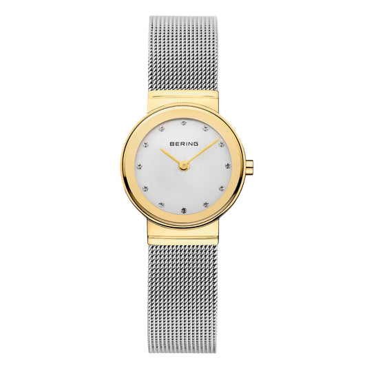 Bering Ladies Classic Stainless Steel Watch Milanese Mesh 10126-001