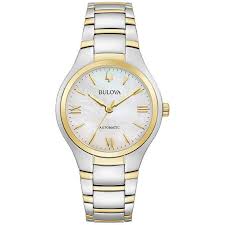 Bulova 98L297 Classic Stainless Mother of pearl Dial Automatic Women's Watch