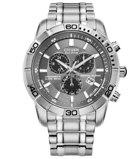 Citizen BL5450-54H Eco-Drive Brycen Chronograph Stainless Steel Men's Watch NWT